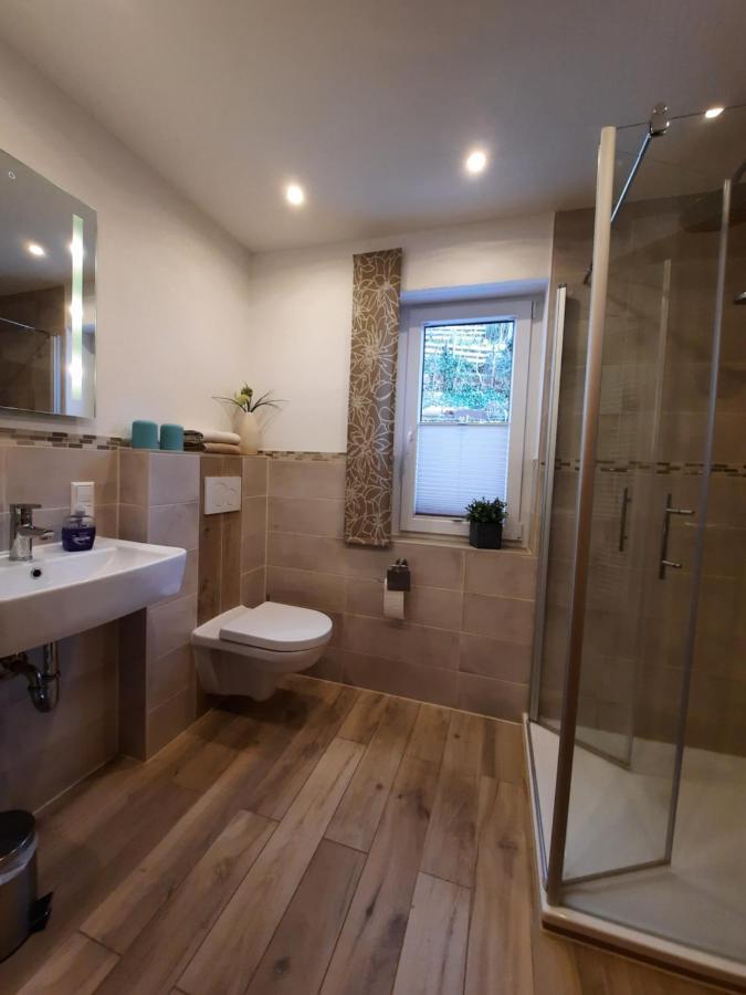 Ferienwohnung Im Bachtal Pommern Exterior foto
