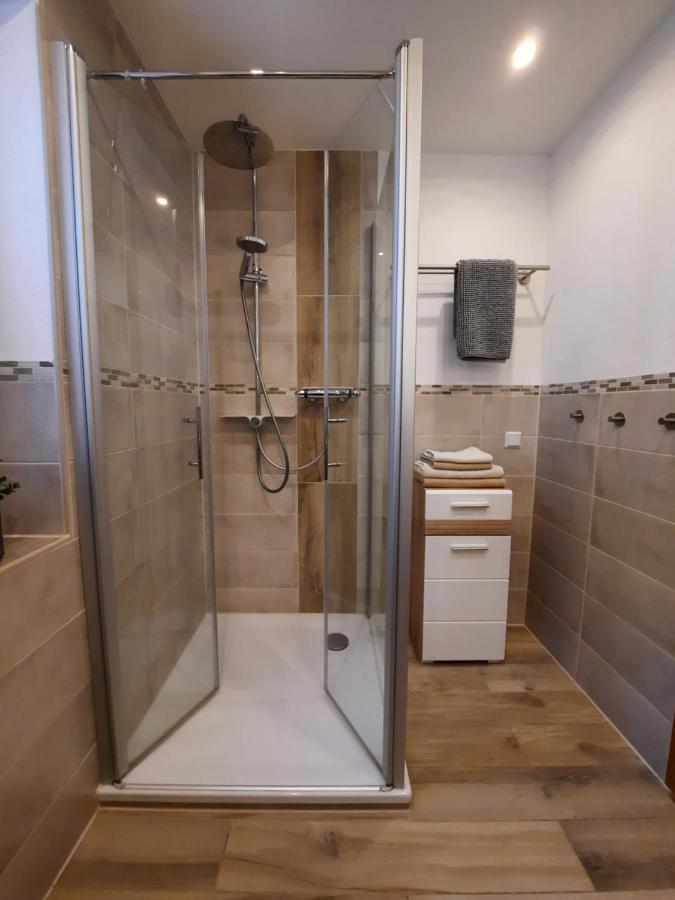Ferienwohnung Im Bachtal Pommern Exterior foto